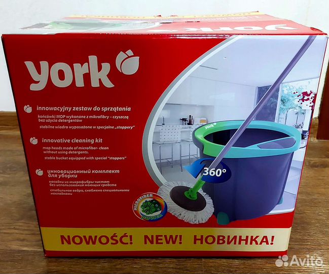 Ведро MOP + швабра 2в1 Польша