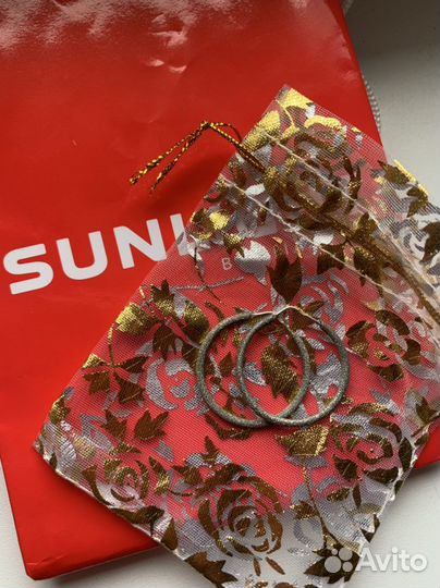 Серьги конго Sunlight