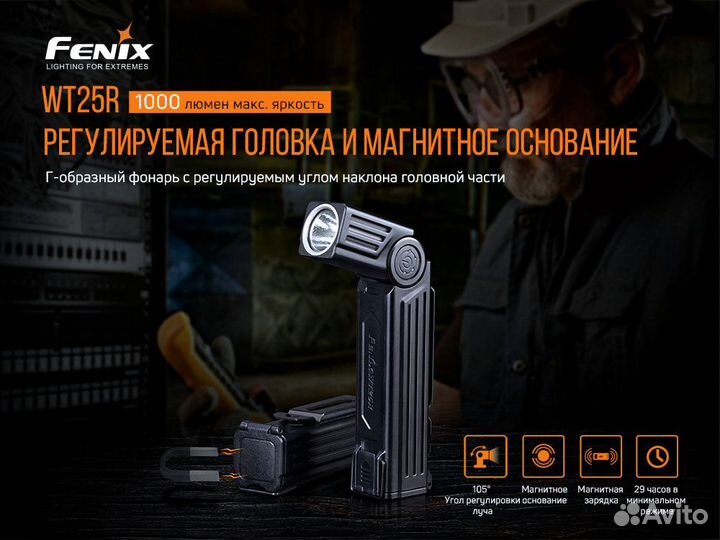 Фонарь Fenix WT25R