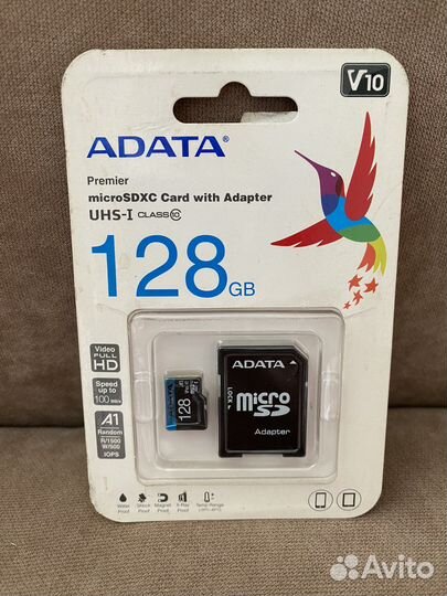 Карта памяти microsdxc 128 GB новая