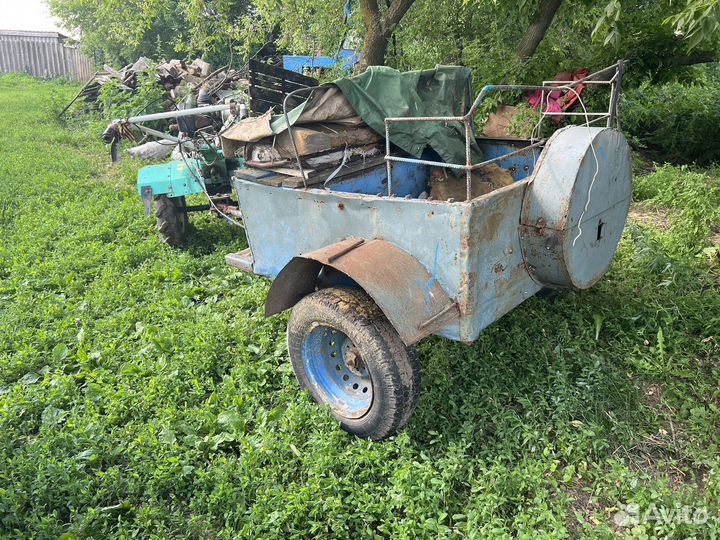 Мотоблок Moroland ML 3 дизельный с прицепом