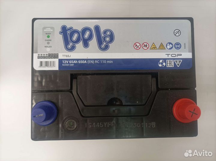 Topla Top 65 А/ч 650A Asia. Магазин. Гарантия