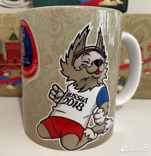 Набор 3 редких кружки Fifa. Чемпионат мира 2018