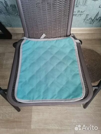 Подушки-сидушки Тонкие на стулья, 4 шт