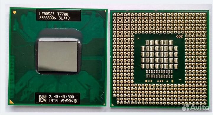 Процессор Intel Core 2 Duo T7700Mobile