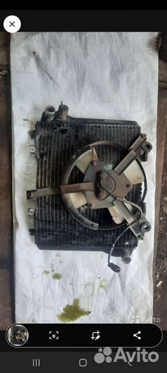 Радиатор охлаждения на kawasaki zzr 1100-2