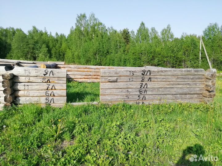 Бревенчатый сруб для двора