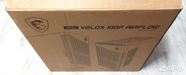 Новый корпус пк MSI MPG Velox 100P Airflow