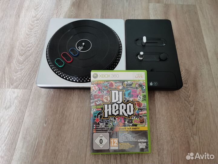 DJ Hero xbox 360 + Диск с игрой