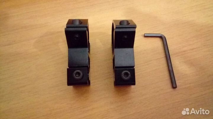 Кольца под оптический прицел ласточкин хвост 11 мм