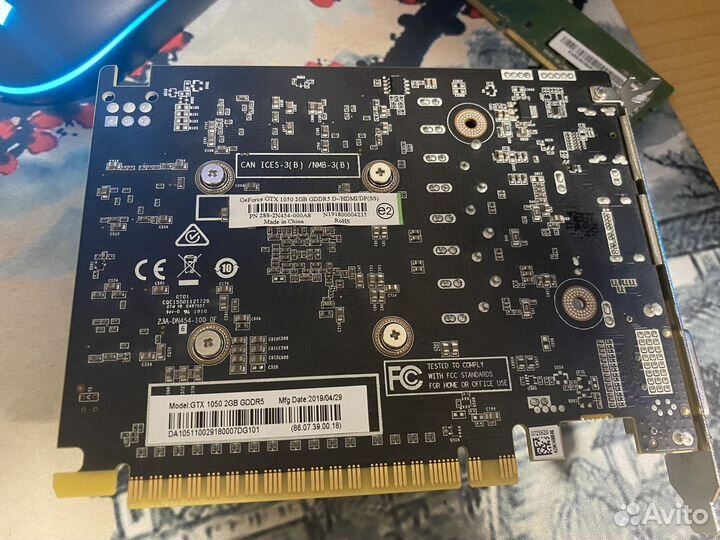 Видеокарта zotac gtx 1050