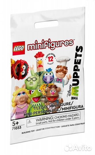 Lego muppets 71033 минифигурки 16 шт