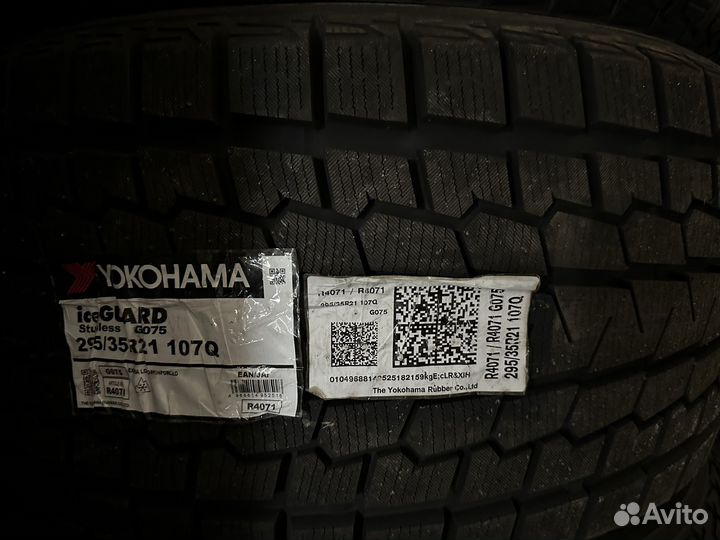 Yokohama Ice Guard G075 265/40 R21 и 295/35 R21 107Q