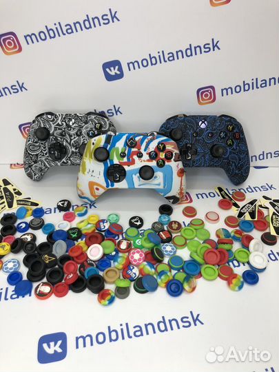 Аксессуары (чехлы, накладки на стики) для Xbox One