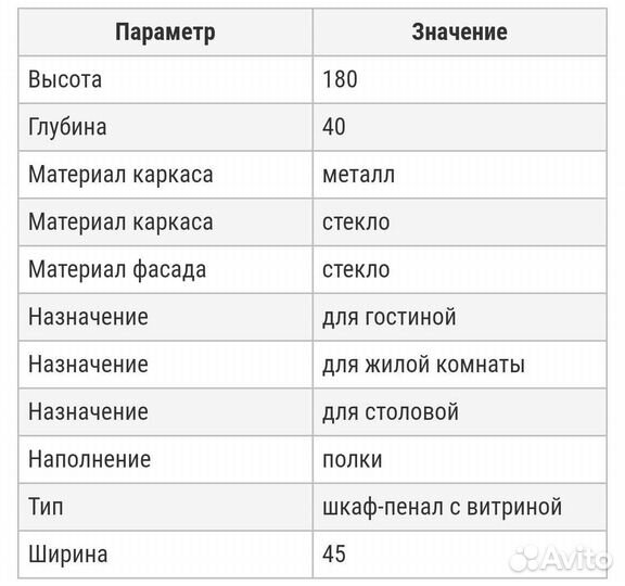 Шкаф-витрина Икеа IKEA