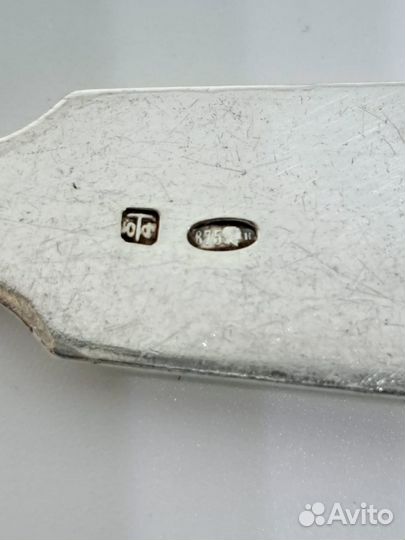Ложка чайная Винтаж, серебро 875,вес 25.72 г