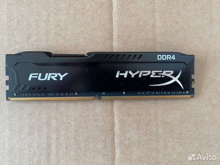 Оперативная память DDR4 HyperX Fury 16GB, 2400