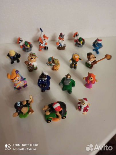 Фигурки из киндер сюрпризов 93г, цена, за одну фиг