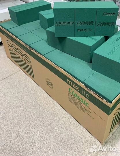 Губка флористическая(кирпич) 