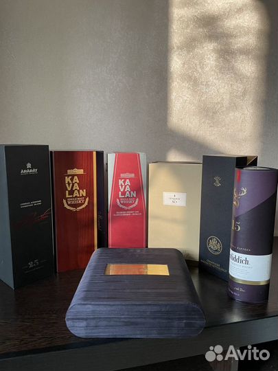 Подарочные коробки элитного алкоголя