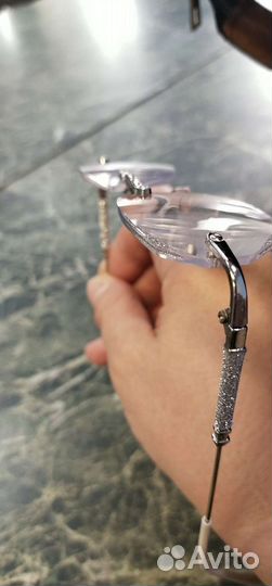 Очки в металлической оправе +1.5 и +2.0