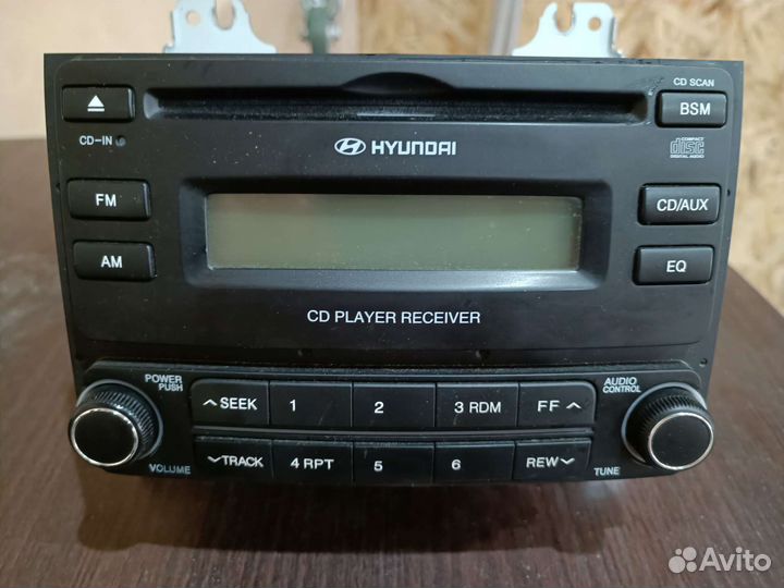 Магнитола штатная hyundai