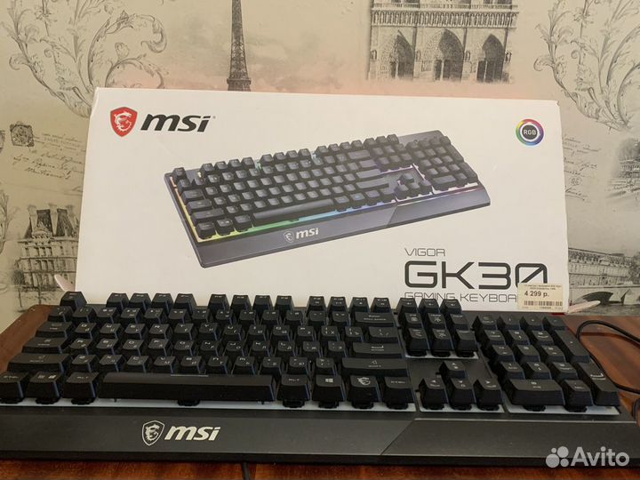 Игровая клавиатура MSI Vigor GK30