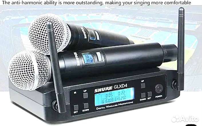 Shure Glxd4 профессиональные радиомикрофоны новые