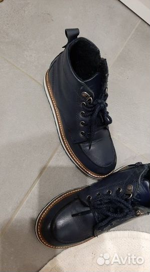 Zara р.32 натур кожа