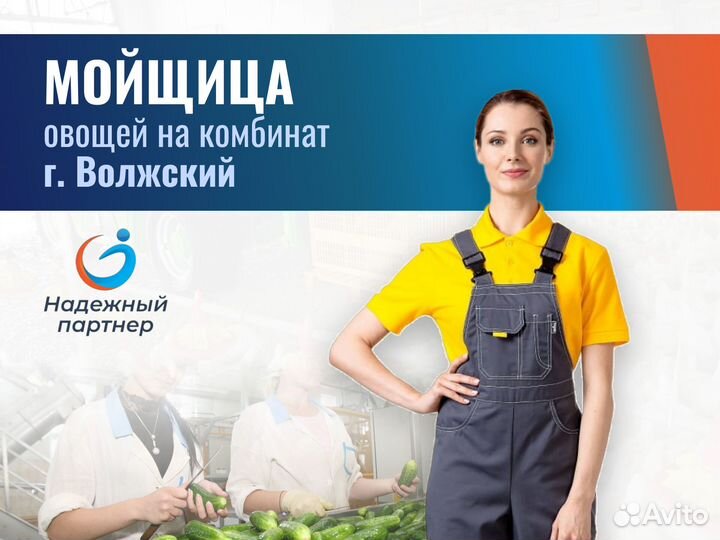 Мойщица упаковщица овощей (г.Волжский)