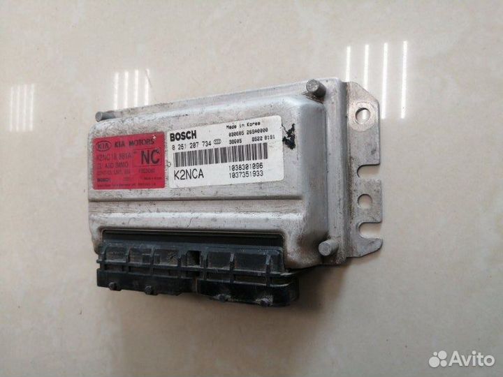 Блок управления двигателем Kia Shuma 2 хетчбек S6D