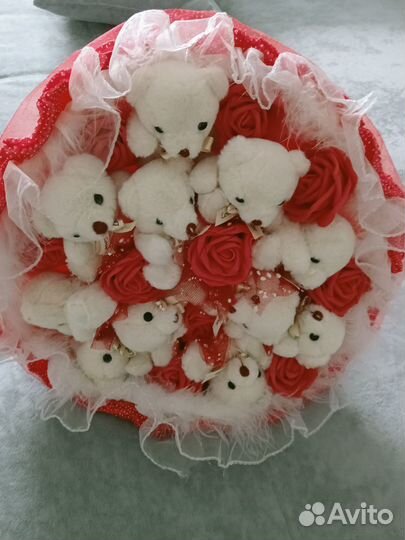 Продам букет из мишек