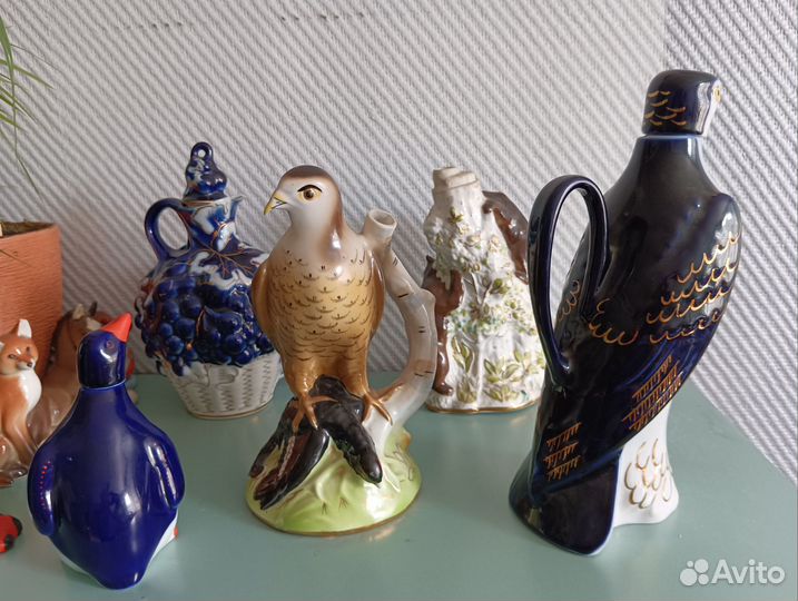 Штофы и графины статуэтки СССР