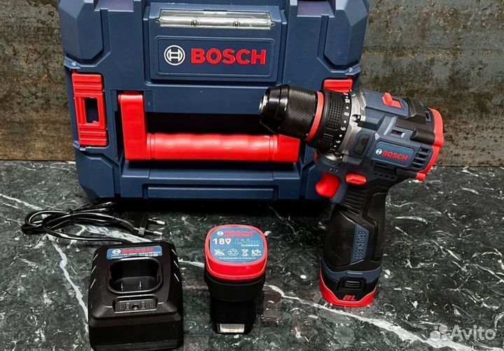 Бесщеточный шуруповерт bosch 18V/10mm