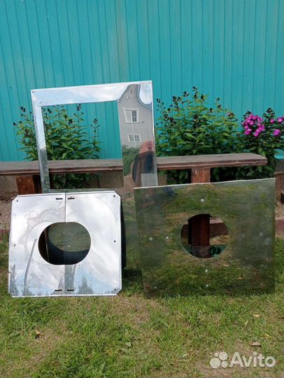 Печь-камин для водяного отопления