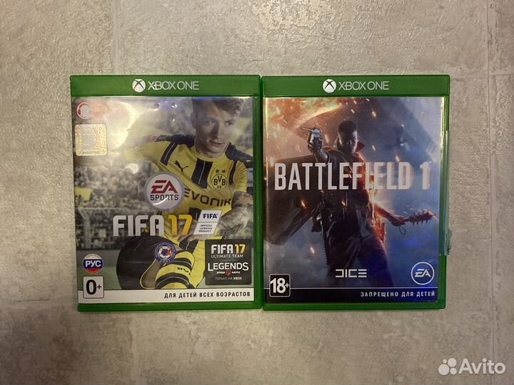 Диски на xbox one игры