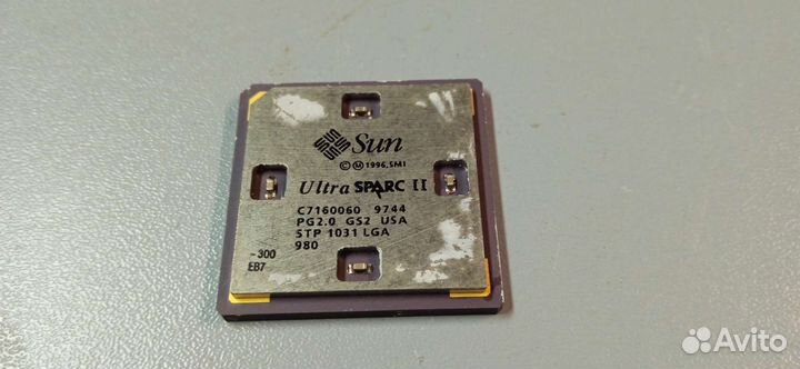 Ретро процессор SUN Ultra Sparc II и Sparc IIi