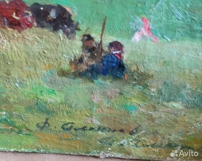 Картины старинные холст,масло