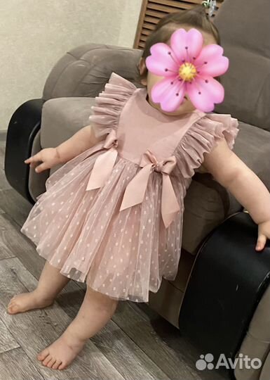 Платье для девочки 92