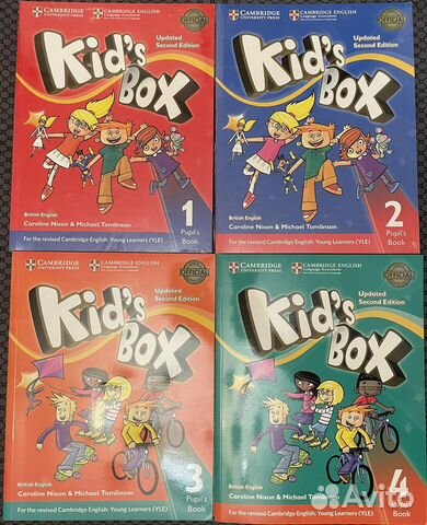 Kids box 1,2,3,4
