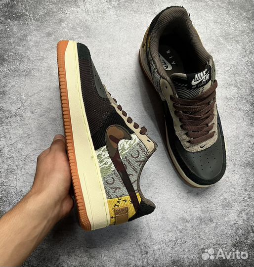 Кроссовки Nike Air Force 1 x Travis Scott Cactus J