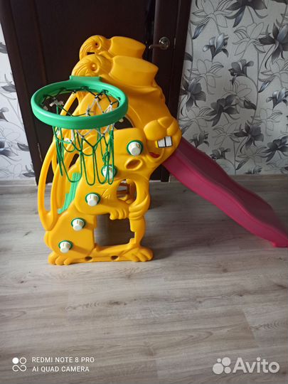 Детская горка пластиковая бу зарезервирована