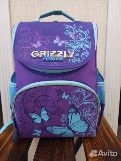 Ранец школьный для девочки grizzly бу