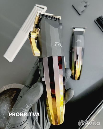 Парикмахерский набор JRL машинка+триммер+подставка