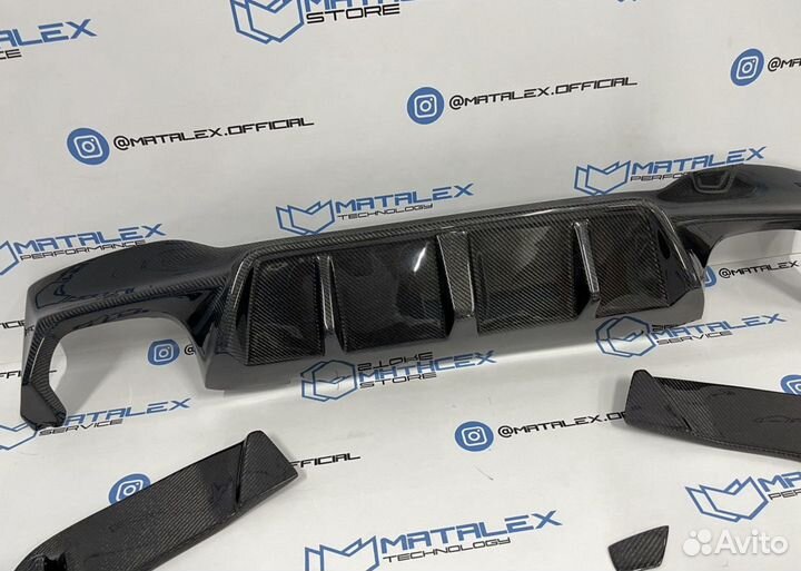 Диффузор BMW G30 M5 карбон 3D Design