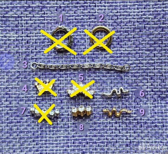 Обновлено Пирсинг накрутки Foes jewelry