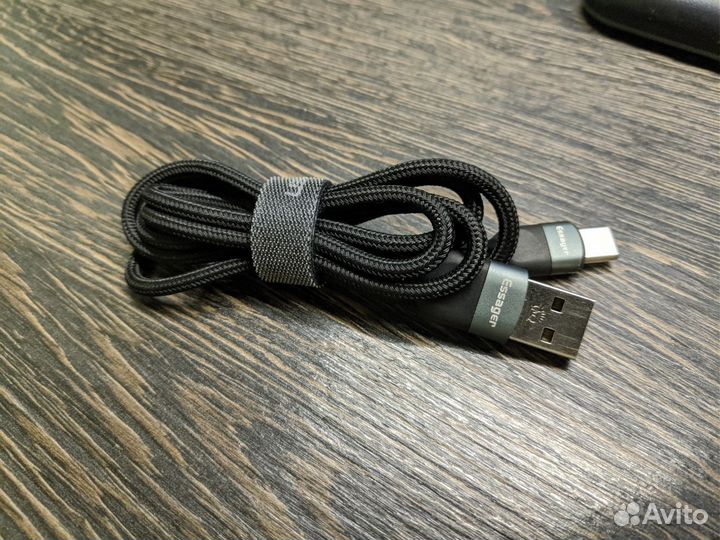 Кабель (USB-A - Type-C) 1м. в оплётке. Новый
