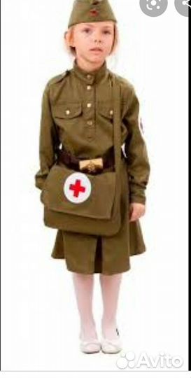 Военный костюм для девочки 122