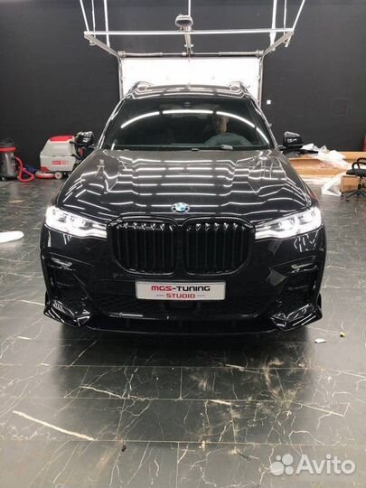 Обвес Black Knight черный глянец BMW X7 G07 бмв Х7