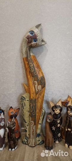 Кот деревянный